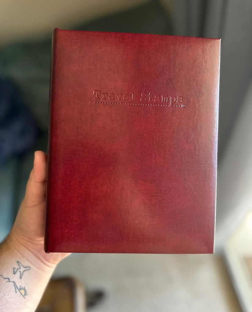 Travel Stamps Half-Size Binder