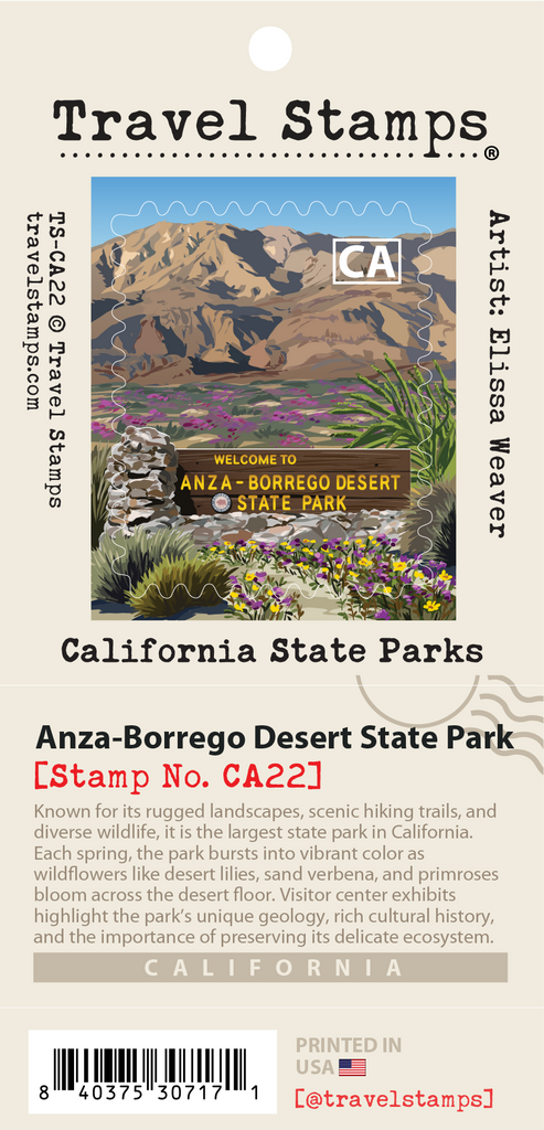 Anza-Borrego Desert State Park - Entrance Sign Edition