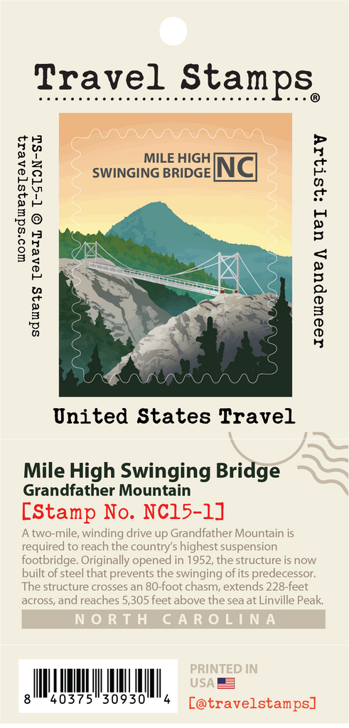 Grandfather Mountain - Mile High Swinging Bridge